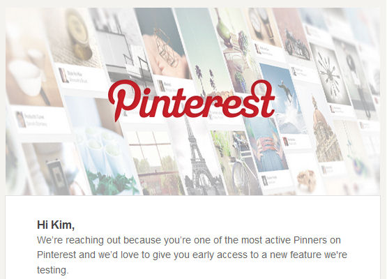 Pinterest says that I am an active user.