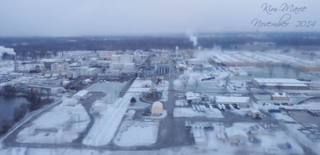 Image from the flight home from DC. Snow! But not too much to stop the flight, thank goodness!